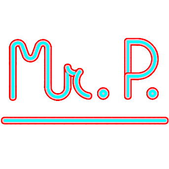 Initials in Neon Lights